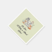 Serviette En Papier Forêt rustique Animaux Végétation Party Vaisselle (Coin)