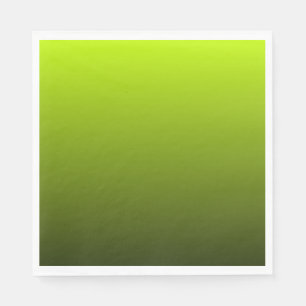 Serviette En Papier Forêt verte ensoleillée Vert chaud Couleurs chaude