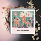 Serviette En Papier Forever Accueil Pastel Coeurs Adoption Foster Douc
