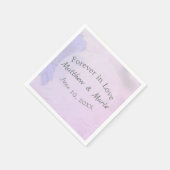 Serviette En Papier Forever in Lovely Lavender Floral (Coin)