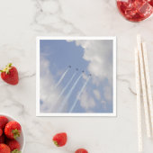 Serviette En Papier Formation d'Airshow Military Jet (En situation)
