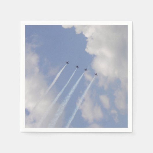 Serviette En Papier Formation d'Airshow Military Jet (Devant)