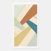 Serviette En Papier Forme géométrique Abstraite (Devant)