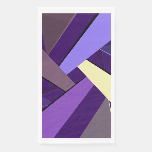 Serviette En Papier Forme géométrique Abstraite 5 (Devant)