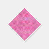 Serviette En Papier Formes géométriques roses (Coin)