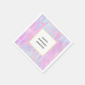 Serviette En Papier Formes rectangulaires bleues sur Arrière - plan ro (Coin)