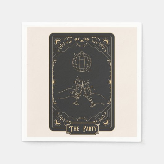 Serviette En Papier Fortune ésotérique du Tarot (Devant)