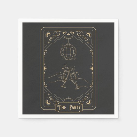 Serviette En Papier Fortune ésotérique du Tarot (Devant)