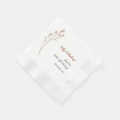 Serviette En Papier Forty & Fabulous Elegant 40th Birthday Party  (Coin)