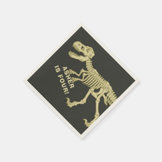 Serviette En Papier Fossil Dinosaur fête d'anniversaire (Coin)