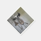 Serviette En Papier Fou à longues pattes (Coin)