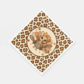 Serviette En Papier Fou de dinde (Coin)