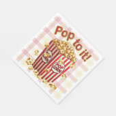 Serviette En Papier Fou de style - "C'est pop!" (Coin)
