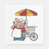 Serviette En Papier Fournisseur de hot Dog (Devant)