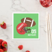 Serviette En Papier Fournitures American Football Anniversaire de enfa (En situation)