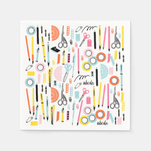 Serviette En Papier Fournitures d'art mignonne Papier serviettes
