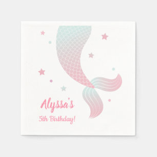 Serviette En Papier Fournitures de fête d'anniversaire pour filles que