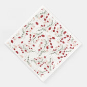 Serviette En Papier Fournitures de fête florales (Coin)