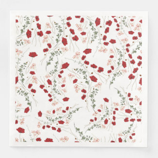 Serviette En Papier Fournitures de fête florales