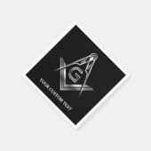 Serviette En Papier Fournitures de partie maçonnique | Serviettes pers (Coin)