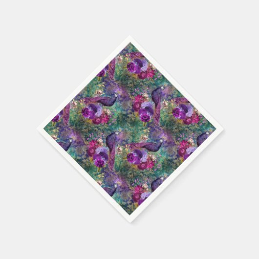 Serviette En Papier Fournitures Mariage Peacock Papier serviettes (Coin)