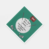 Serviette En Papier Fournitures personnalisées Golf Party, serviettes (Coin)