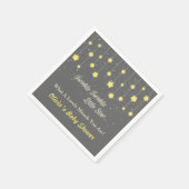 Serviette En Papier Fournitures pour Baby Shower Twinkle Twinkle Littl (Coin)