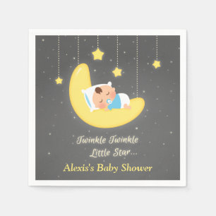 Serviette En Papier Fournitures pour Baby Shower Twinkle Twinkle Littl