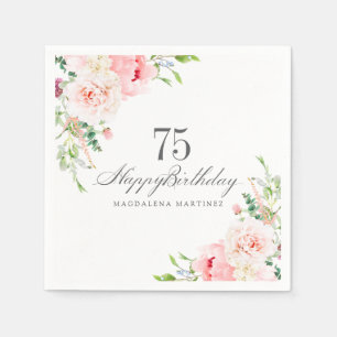 Serviette En Papier Fournitures pour fête d'anniversaire 75 ans person