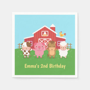 Serviette En Papier Fournitures pour fête d'anniversaire d'enfants sur