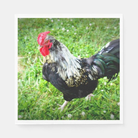 Serviette En Papier Fowl agricole (Devant)