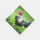 Serviette En Papier Fowl agricole (Coin)
