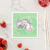 Serviette En Papier Fox (En situation)