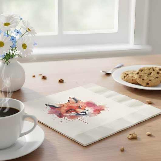 Serviette En Papier Fox Napkins