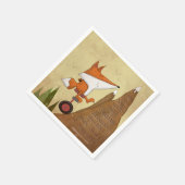 Serviette En Papier Fox Unicyclist-Plus qu'un conquérant (Coin)