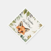 Serviette En Papier Fox Wild One Woodland Animal fête d'anniversaire (Coin)