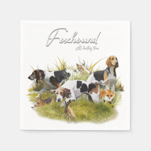 Serviette En Papier Foxhound
