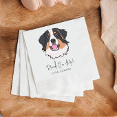 Serviette En Papier Foxhound Boire Sur Moi Chien Personnalisé Cocktail