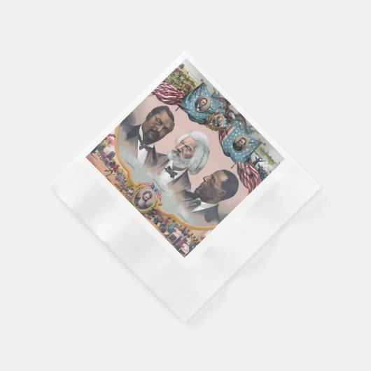Serviette En Papier Fr3d3rick Bailey Douglass avec Black Abolitionnist (Coin)