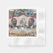 Serviette En Papier Fr3d3rick Bailey Douglass avec Black Abolitionnist (Devant)