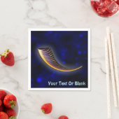 Serviette En Papier Fractal Shofar (En situation)
