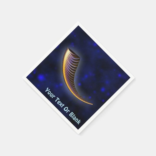 Serviette En Papier Fractal Shofar (Coin)