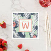 Serviette En Papier Fraîche Mod Joyeux Fête Napkin (En situation)