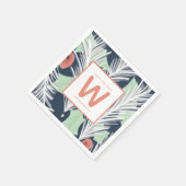 Serviette En Papier Fraîche Mod Joyeux Fête Napkin (Coin)