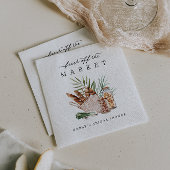 Serviette En Papier Fraîchement à la Fête des mariées du marché