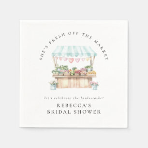 Serviette En Papier Fraîchement De La Fête des mariées De Marché Des A