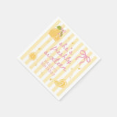 Serviette en papier fraîchement seize citron anniv (Coin)