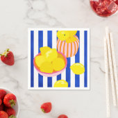Serviette En Papier Fraîcheur de citron (En situation)