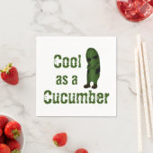 Serviette En Papier Frais comme un concombre (En situation)