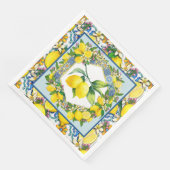 Serviette En Papier Frais de Citron  (Coin)